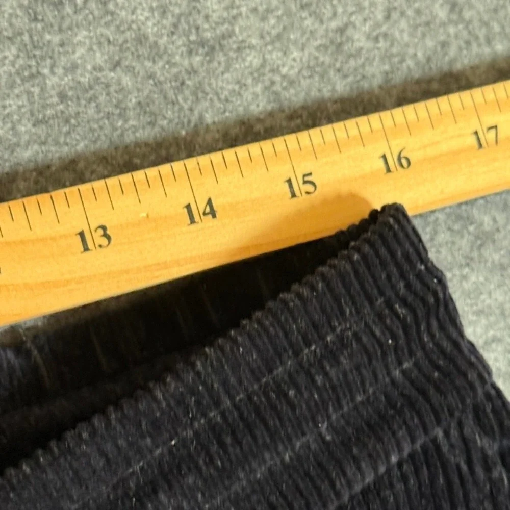 De Bonne Facture Navy Blue Corduroy Easy Trousers France Mens Size 46 US 32x30